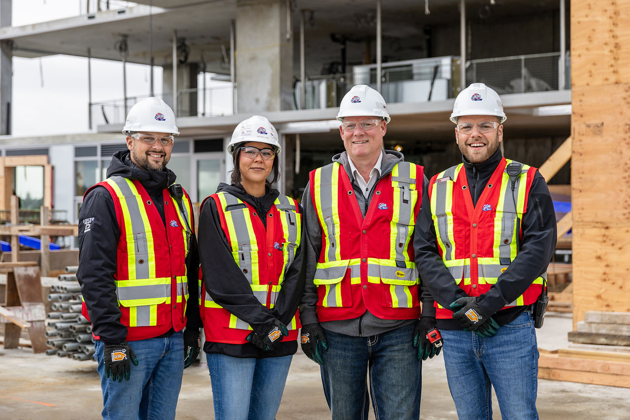 Ledcor on-site workers group